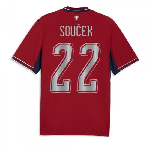Pánský Fotbalový dres Česká republika Tomas Soucek #22 MS 2026 Domácí Krátký Rukáv